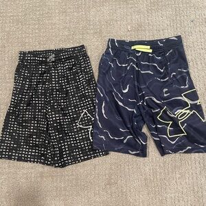 2 Under Armour Youth Boys LG Shorts